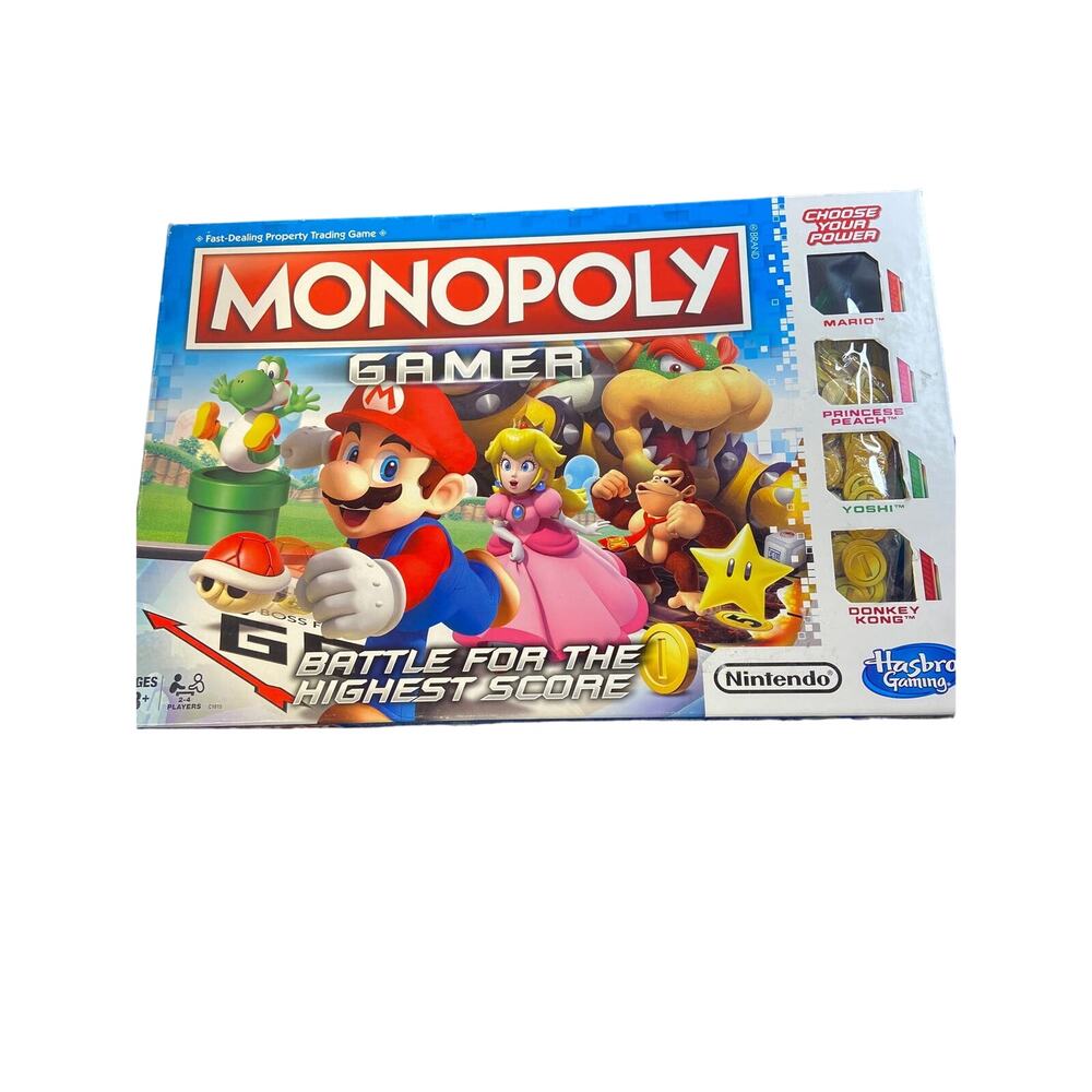 Monopoly Gamer Nintendo battle for‎ the highest score.  Mario Brothers